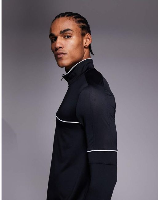 Under Armour Blue Challenger Training Quarter-Zip Top for men