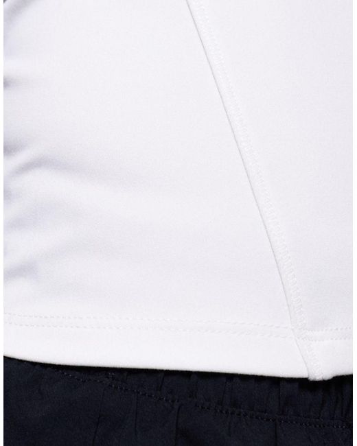 Nike White Nike One Training Dri-fit Fitted Long Sleeve Top