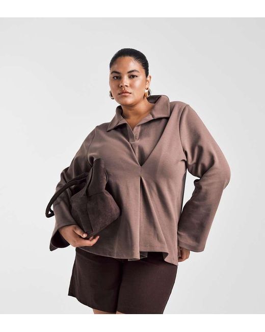 ASOS Asos Design Curve in het Brown