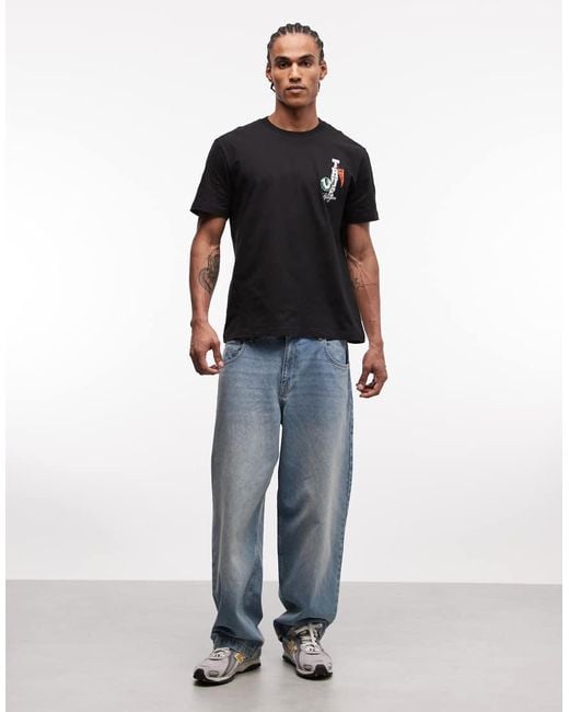 True Religion Gray Pennants T-shirt for men