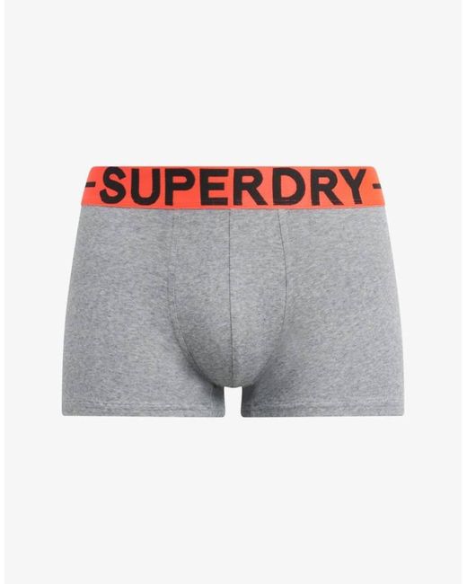 Superdry Blue Trunk Triple Pack for men