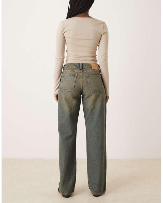 JJXX Natural Palermo Wide Fit Low Rise Jeans