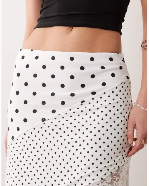 ASOS Pink Hanky Hem Skirt