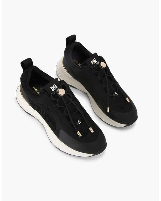 KG by Kurt Geiger Black Link Toggle Trainers