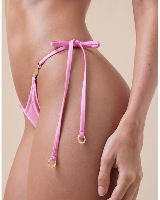 Calzedonia Pink Minimal Fit Bikini Thong