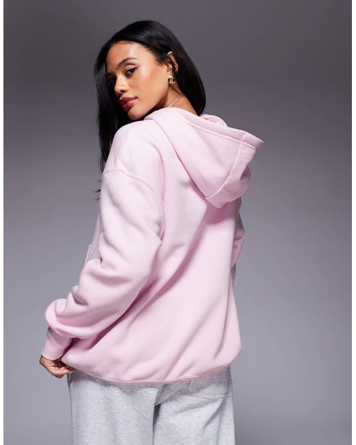 Nike Pink – gym life swoosh – oversize-kapuzenpullover