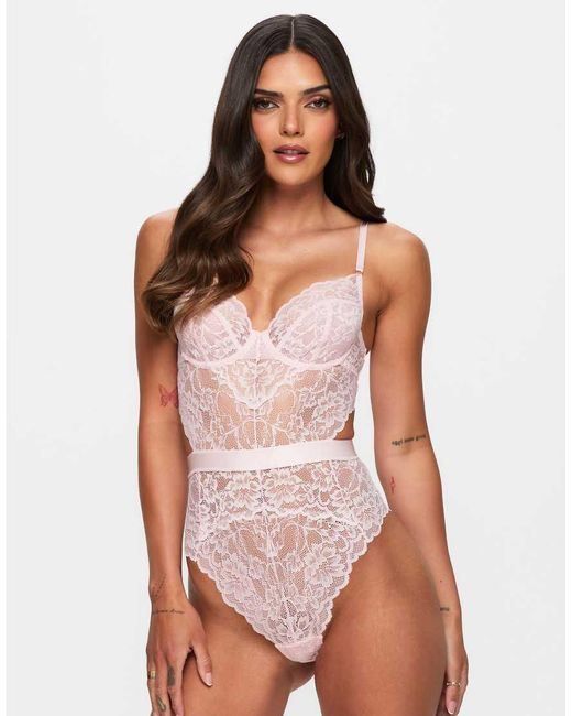Ann Summers Pink Hold Me Tight Bodysuit