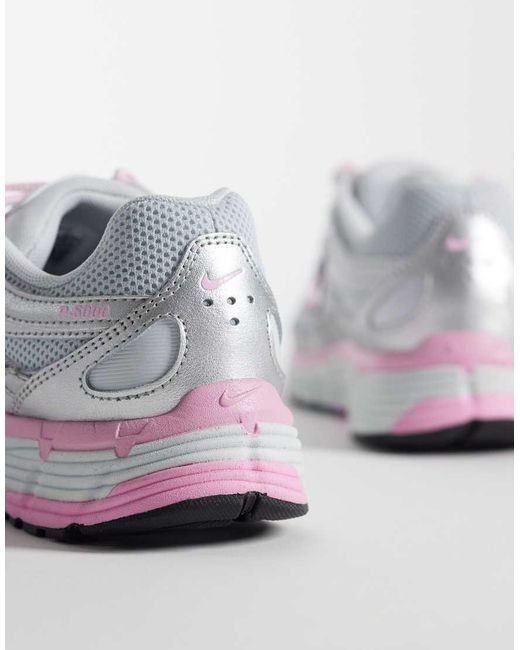 Nike White P-6000 Trainers