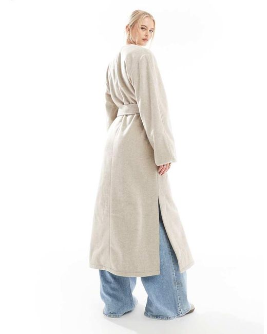 ASOS White Asos Design Tall Lightweight Longline Formal Coat