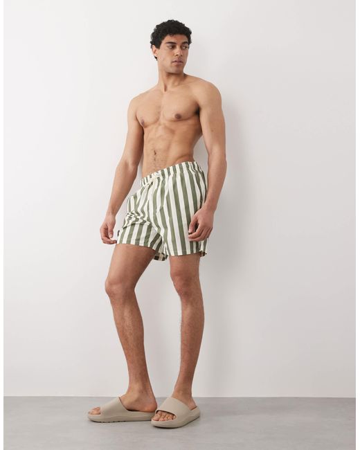 Short SELECTED pour homme en coloris Green