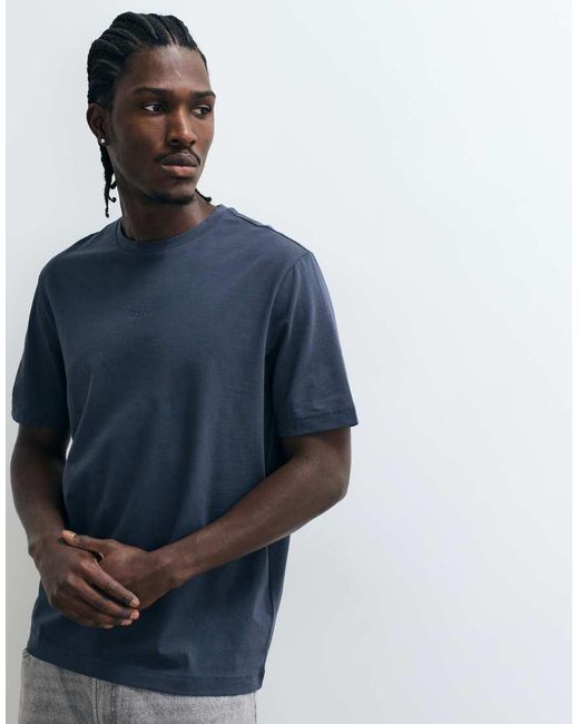 Boss Blue Chest Logo T-Shirt for men