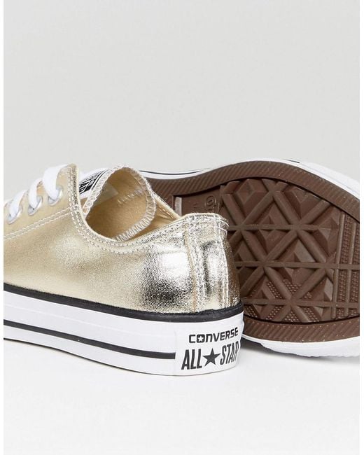 Metallic converse womens sale