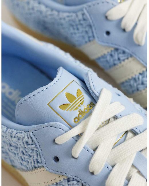 Adidas Originals Blue Samba Og Trainers for men