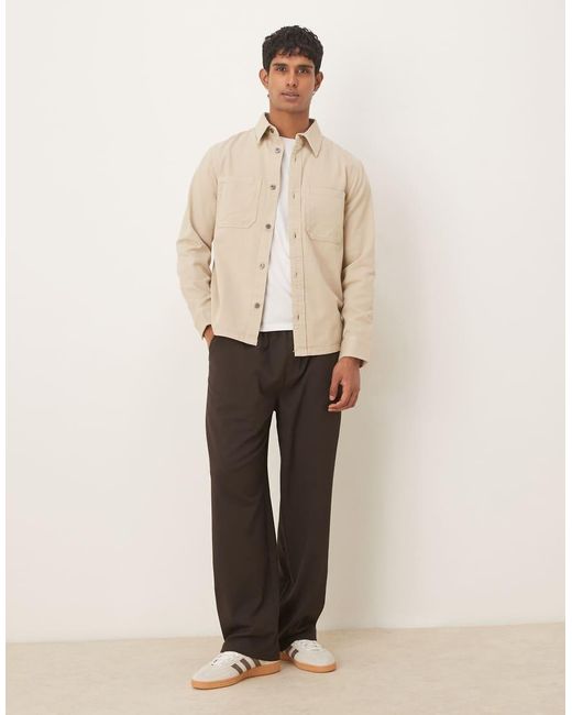 Sobrecamisa De Algodón De -Neutro Mango de hombre de color Natural