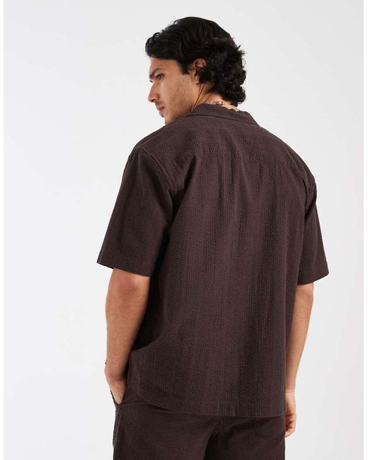 Camicia Comoda di Only & Sons in Brown da Uomo