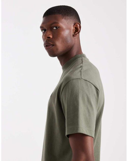 Fred Perry Green Relaxed T-shirt for men