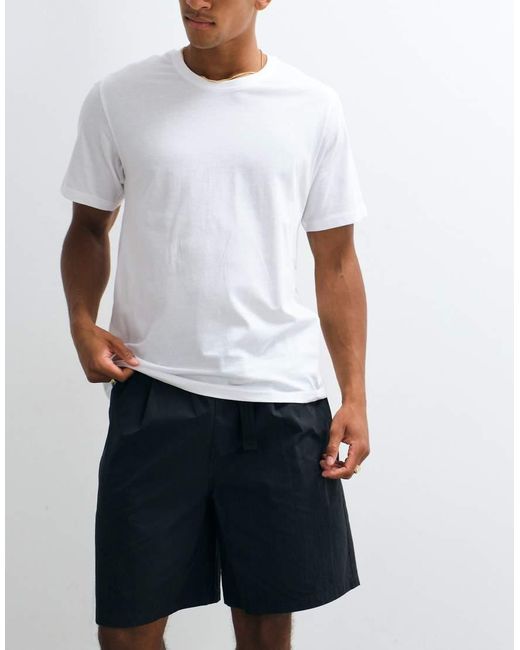 Jack & Jones White 3 Pack Basic T-shirts for men