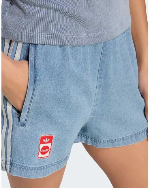 Adidas Originals Blue X Coca-Cola Denim Jorts