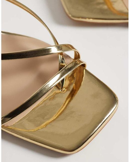 Raid Brown Darby Wedge Sandals