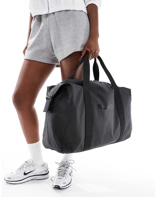 BO+TEE Black Bo+tee Holdall Tote Bag