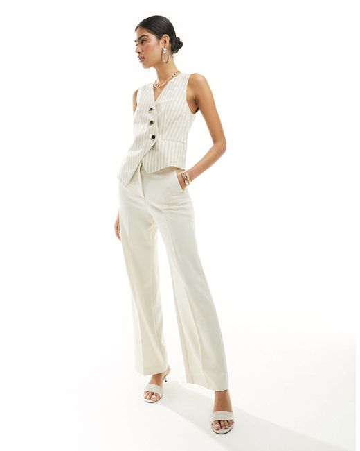 & Other Stories White Tailored Flared Pants