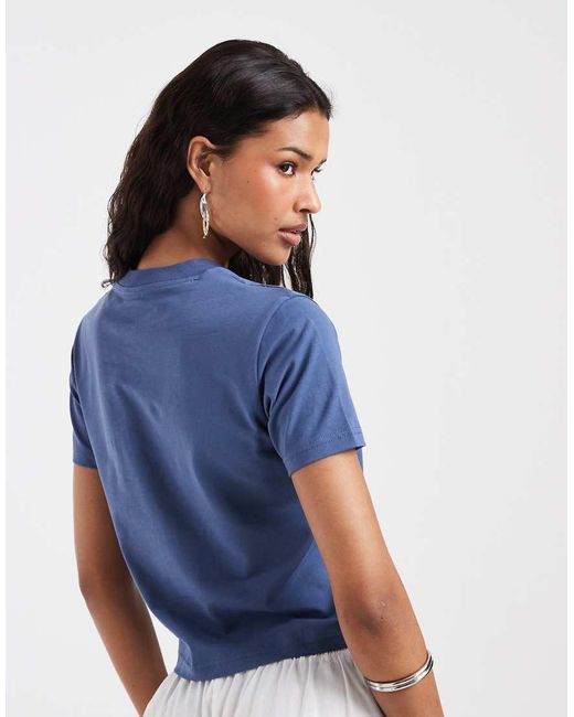Dickies Blue North Madison Logo Baby Tee