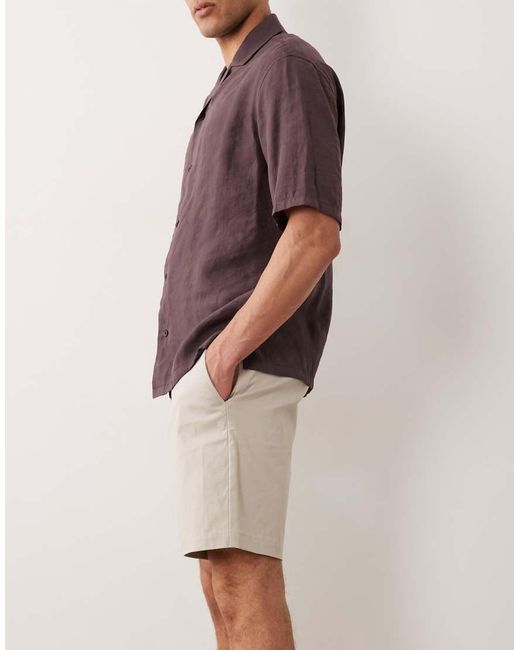 Threadbare Natural Chino Shorts for men
