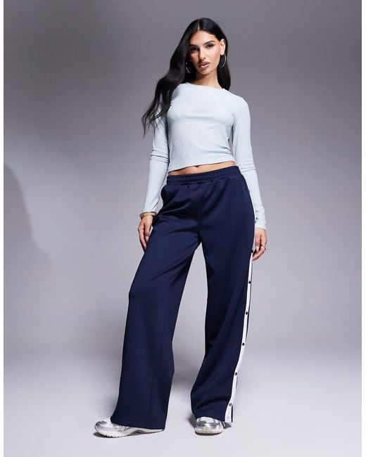 ASOS Geribbelde Top Met Lange Mouwen Van Semi-Doorschijnend Mesh Met Glitter in het White