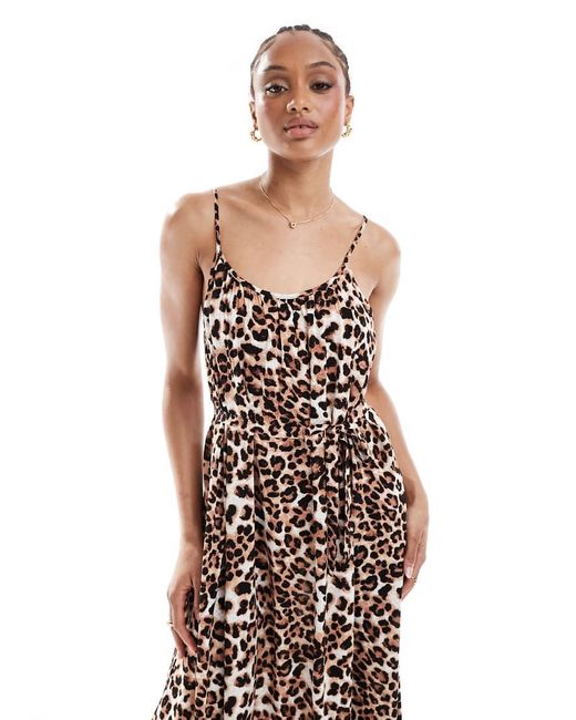 Vero Moda Natural Cami Ankle Dress