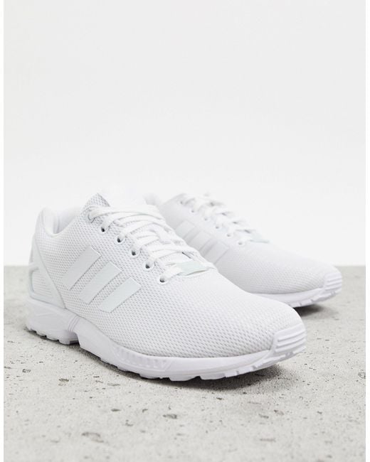 adidas Originals Zx Flux in White for Men | Lyst UK