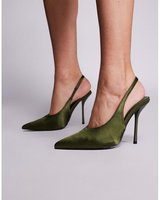 SIMMI Brown Simmi London Bexley Heeled Court Shoes