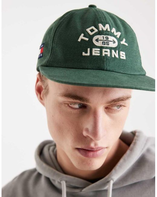 Tommy Hilfiger Gray World Gym Logo Cap for men