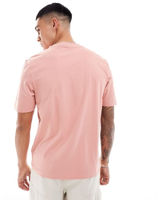 Boss Pink Tchup Logo T-shirt for men