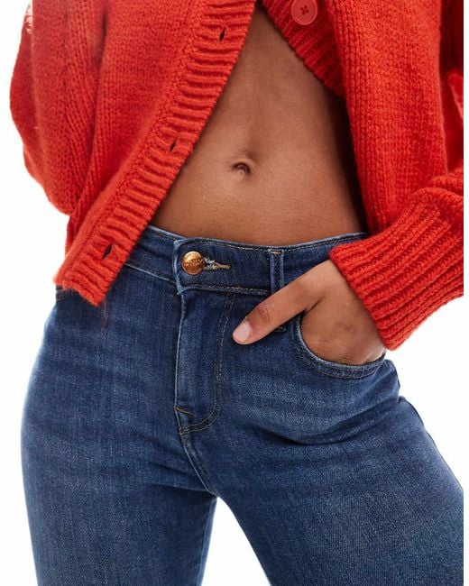 ONLY Blue Power Push Up Skinny Jeans