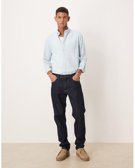 ASOS White Regular Oxford Shirt for men