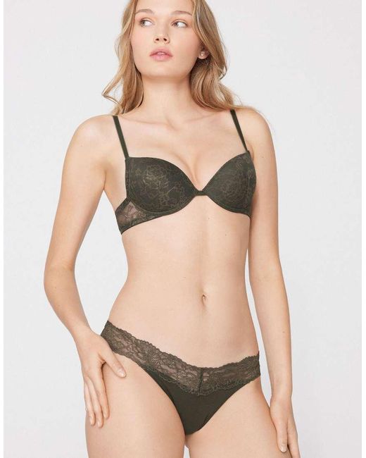 Tezenis Natural Brazilian Lace Briefs