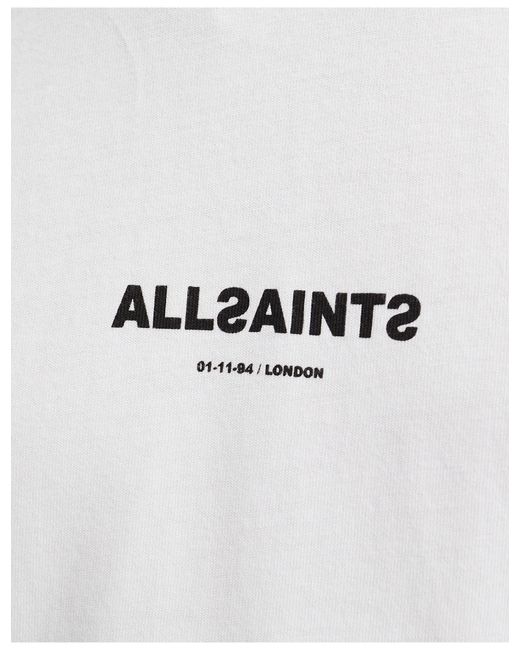Subverse - t-shirt oversize bianca di AllSaints in White da Uomo