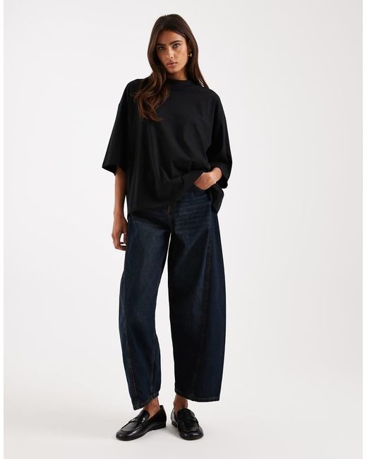 Vero Moda Black Oversized Drop Shoulder T-shirt