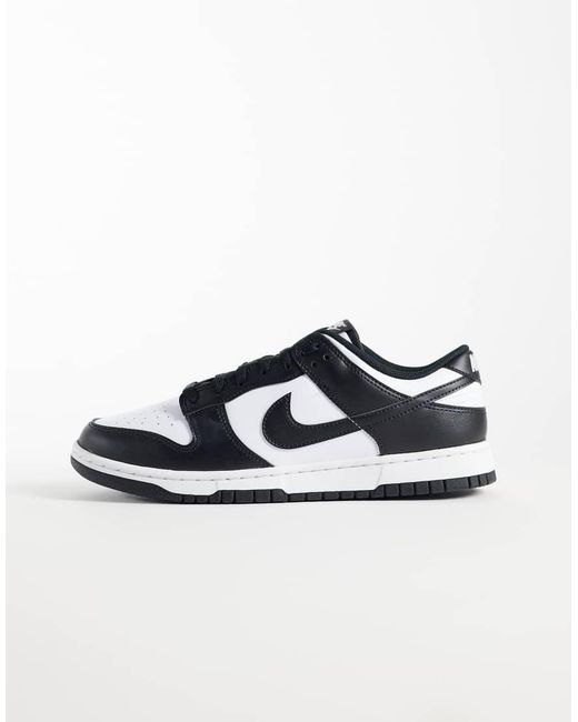 Nike White Dunk Low Retro Trainer for men