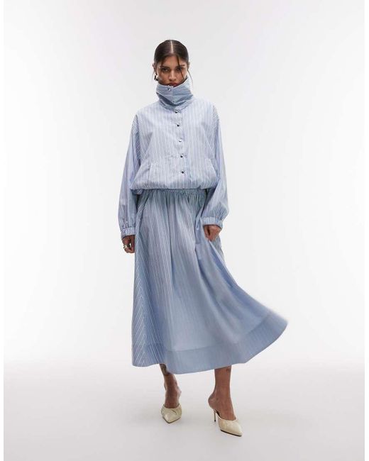 ASOS Blue Full Volume Maxi Skirt