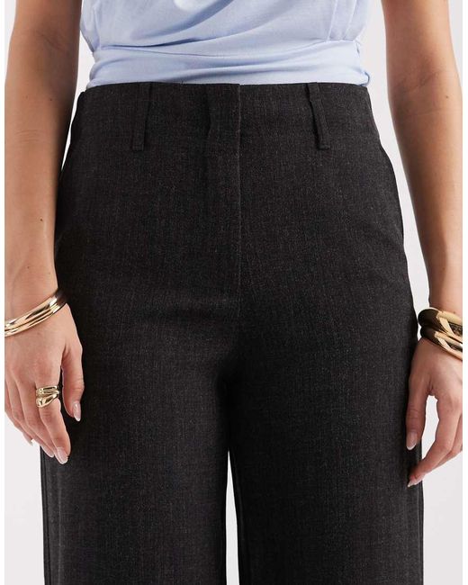 Vero Moda Black High Waist Wide Leg Trouser