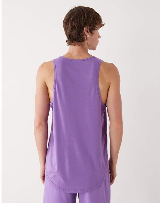 OOSC Purple Elite Activewear Tank for men