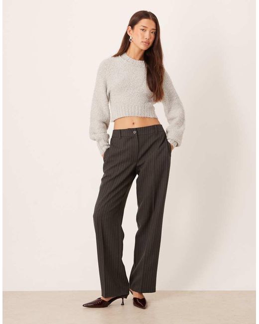 Glamorous Gray Crew Neck Jumper