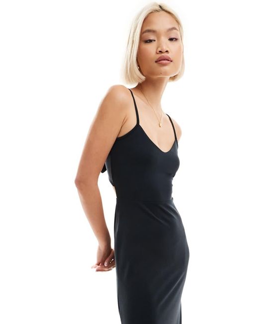 Superdry White Jersey Open Back Dress