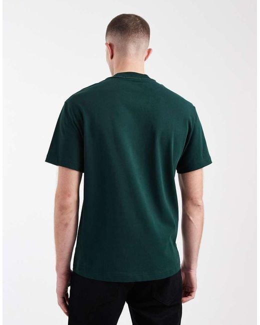Fred Perry Green Pocket Logo Detail T-shirt for men