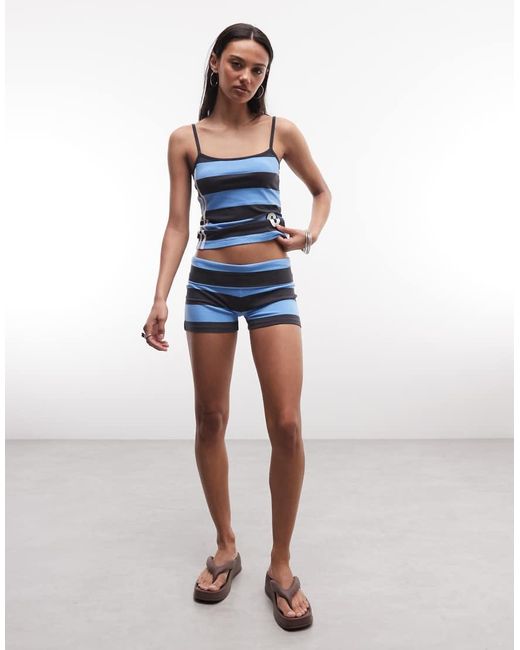Collusion Blue Sports Cami Top