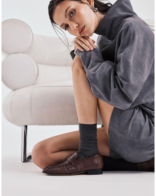 Gatsby - mocassins en cuir - marron Tony Bianco en coloris Gray