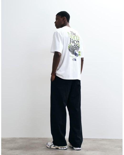 The North Face White Fuels For Backpacking Oversized Tee for men