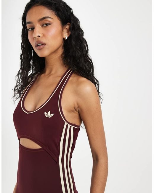 Adidas Originals Red Adidas Originals Sport Unitard