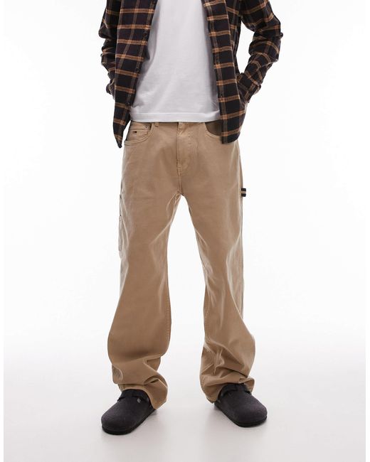 Tommy Hilfiger – carpenter-hose in White für Herren
